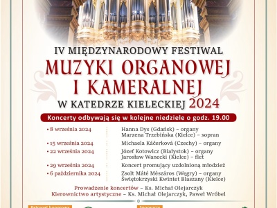 IV Międzynarodowy Festiwal Muzyki Organowej i Kameralnej w Katedrze Kieleckiej