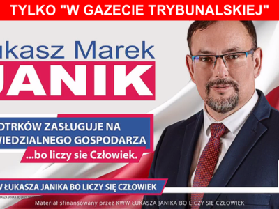 Piotrków. Wybory 2024. Kto sponsorował Janika?