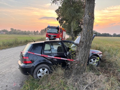 Zdarzenie drogowe z udziałem nastolatków