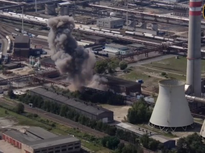 Bomba lotnicza z czasów II wojny zdetonowana w rafinerii Orlenu [WIDEO]