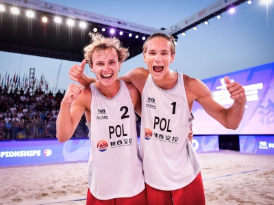 Siatkówka Plażowa: Szymon Pietraszek i Jakub Krzemiński w finale Mistrzostw Świata do lat 19!