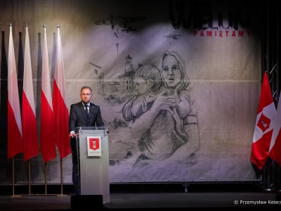 Wieluń. Andrzej Duda ws. reparacji: Zadośćuczynienie należy się Polakom