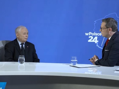 Jarosław Kaczyński gościem po nowych Wiadomościach. Mówił o zbiórce na PiS i kandydacie na prezydenta