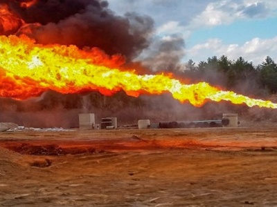 Tajemniczy dron-smok miotający ogniem zaatakował Rosjan