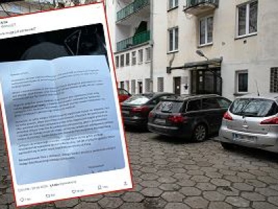 Przeprowadził się i parkował jak wszyscy pod blokiem. Sąsiadka dała mu list. 