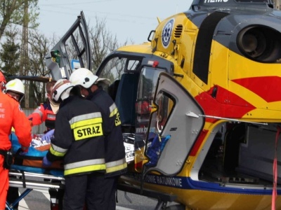 Tragiczny wypadek, 1,5-roczny chłopiec w stanie krytycznym. Lądował śmigłowiec LPR