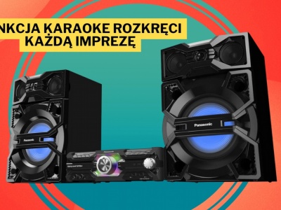 Dla Ciebie to relikt przeszłości, ale dla mnie powrót do czasów, gdy na imprezach w podstawówce królowało „Asereje”. Domowy system audio Panasonic SC-MAX3500 to potwór o mocy 2000 watów, który wstrząśnie kryształami Twoich sąsiadów