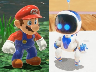 Starcie tytanów! Astro Bot porównany z Super Mario Odyssey