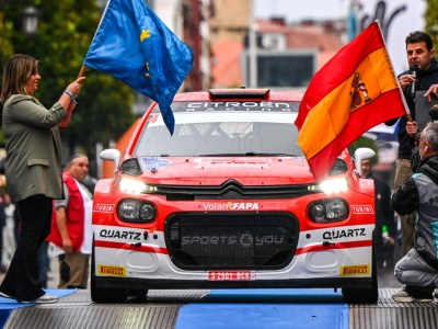 Citroën C3 Rally2 w czołówce Rally Blendio Princesa de Asturias