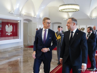 Prezydent Finlandii Alexander Stubb w Polsce. Duda: Rozmawialiśmy o tym zagrożeniu