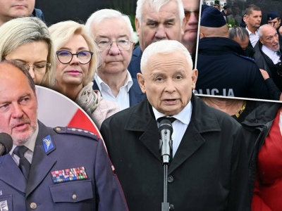 Kaczyński uderzył w policję. Doczekał się mocnej odpowiedzi