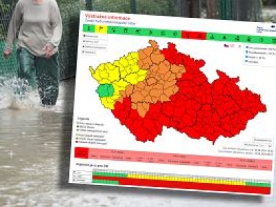 Czerwona mapa w Czechach. Służby szykują się na najgorszą powódź od lat