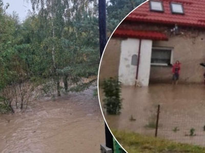 Drzew już prawie nie widać spod wody. Dantejskie sceny na południu Polski