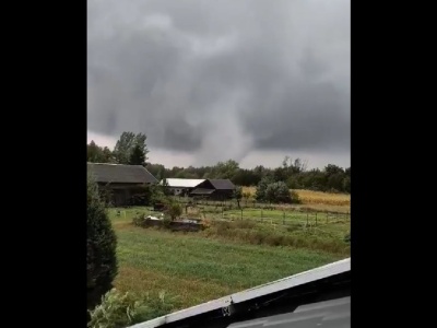 Ulewy to nie wszystko. Trąba powietrzna pojawiła się na Mazowszu! [WIDEO]