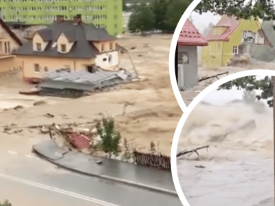 Tama przerwana, wystarczył moment. Walą się domy, sytuacja jest tragiczna