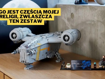 72 cm długości, ponad 6000 elementów i figurka Baby Yody na latającym klozecie - widząc ten zestaw LEGO, czuję się jak małe dziecko w sklepie z zabawkami