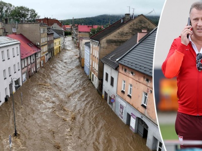 Cezary Kulesza zdruzgotany skalą powodzi. Piękny gest PZPN