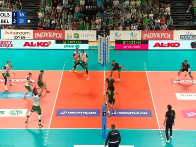 Indykpol AZS Olsztyn - PGE GiEK Skra Bełchatów. Skrót meczu. WIDEO