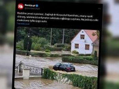 Nysa pod wodą. Media: Zaginął znany chirurg. 