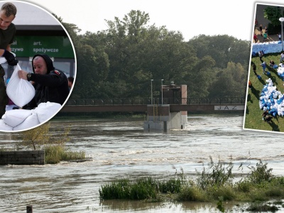 To będzie ciężka noc dla Wrocławia. Fala ma nadejść po północy, mieszkańcy zabezpieczają miasto