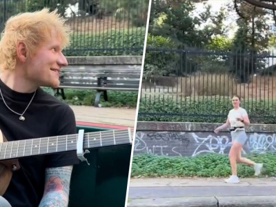 A Ty, kogo spotkałeś na trasie swojego biegu? Ed Sheeran zaskakuje biegaczkę podczas treningu