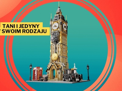 Konkurent LEGO ma w swojej ofercie coś, co absolutnie mnie oczarowało. Steampunkowy Big Ben firmy Pantasy to ponad 2400 elementów i ponad pół metra wysokości w cenie, w którą aż trudno uwierzyć