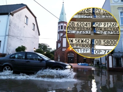 Po powodzi policja poszukuje właścicieli tablic rejestracyjnych