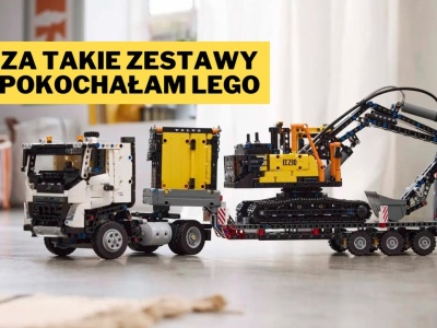 Tegoroczna perełka w ofercie LEGO Technic teraz 26% tańsza! Volvo FMX i koparka EC230 Electric to mierzący około 70 cm zestaw, który przypomina mi, za co kocham klocki duńskiego producenta