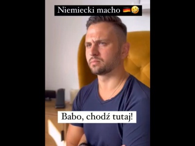 Niemiecki macho w akcji! Od razu wiadomo kto rządzi w tym domu