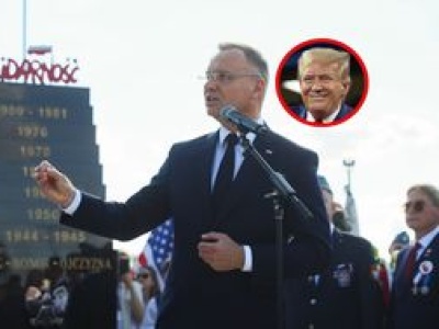 Trump zostawił Dudę 