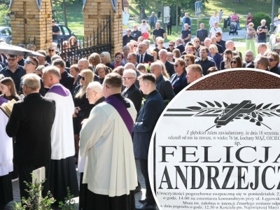 Tak wyglądał pogrzeb Felicjana Andrzejczaka. Ich się tam akurat nie spodziewaliśmy