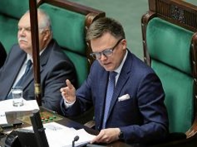 Gorąco w Sejmie. Poseł PiS obwinił Tuska. Hołownia ostro go skarcił: Zaczęło się, tak?