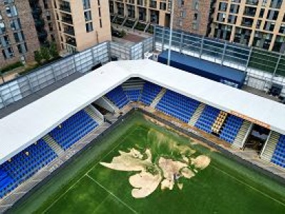 Niecodzienne zjawisko na stadionie. Pojawiło się nagle