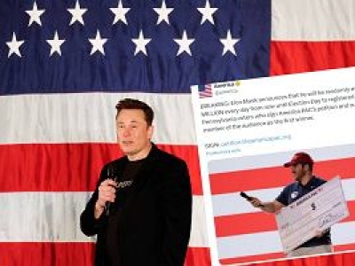 Elon Musk sypie milionami z rękawa. Tak kusi wyborców Trumpa