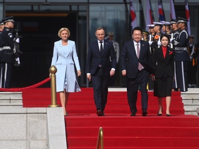 Prezydent Andrzej Duda spotkał się z prezydentem Korei Płd.