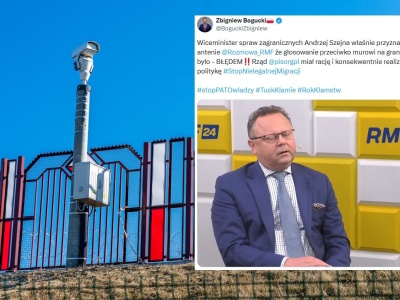 Szejna: Głosowanie przeciw murowi na granicy było błędem