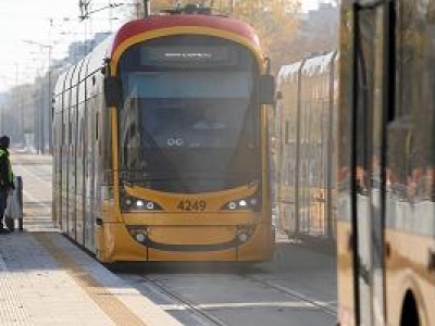 Trasa tramwajowa do Wilanowa jest już prawie gotowa. Trwają ostatnie testy