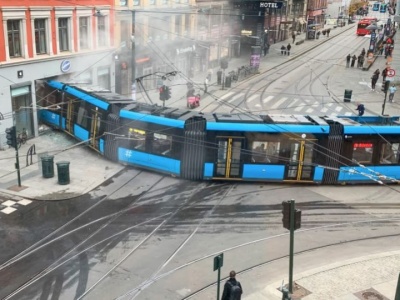 Groźny wypadek tramwaju w Oslo! Wrocławskie MPK ma godnego rywala