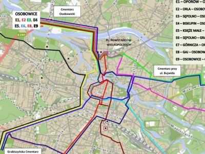 Tramwajem wygodnie dojedziesz na cmentarze