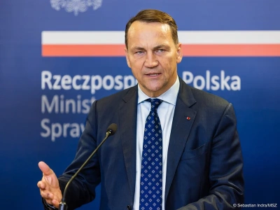 Zełenski rozzłościł polskich ministrów. Sikorski: Nam też Rosja grozi