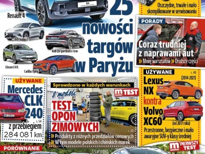 Stronniczy przegląd prasy: MOTOR nr 43-44/2024. DS 4 wygrywa z Lexusem UX!