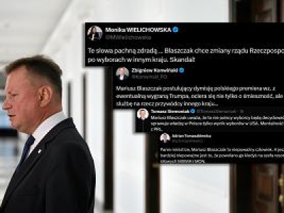 Błaszczak mówi, co powinien zrobić Tusk w razie wygranej Trumpa. W sieci burza. 