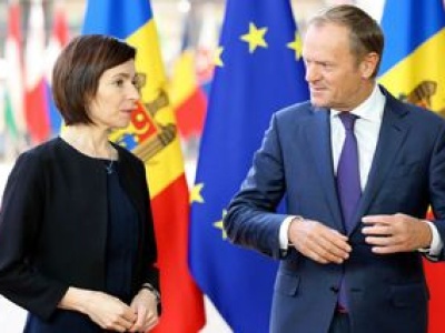 Obecna prezydentka Mołdawii wychodzi na prowadzenie. Tusk komentuje