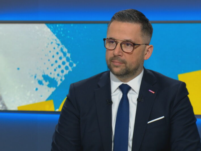 Wiceminister aktywów państwowych Marcin Kulasek w programie 