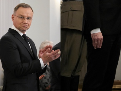 Andrzej Duda stracił kawałek palca. Co się stało? Lekarz mówi o 