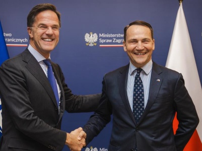 Radosław Sikorski spotkał się z Sekretarzem Generalnym NATO Markiem Rutte