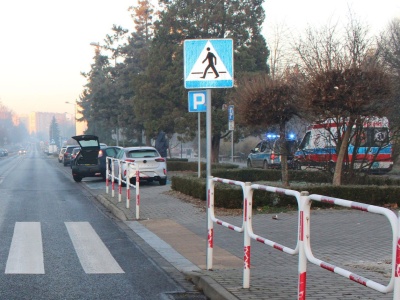 Potrącenie 14-latka na przejściu dla pieszych w Oświęcimiu