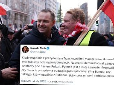 Tusk dosadnie o Nawrockim. 