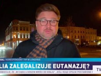 Solidna wpadka w TVP Info. Dziennikarz miał nadawać z Londynu, szybko się wytłumaczył