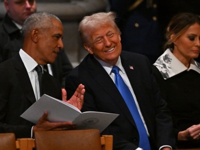 O czym rozmawiali Obama i Trump? WIDEO